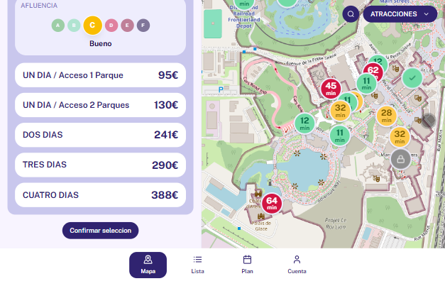 Price comparison by crowd grade