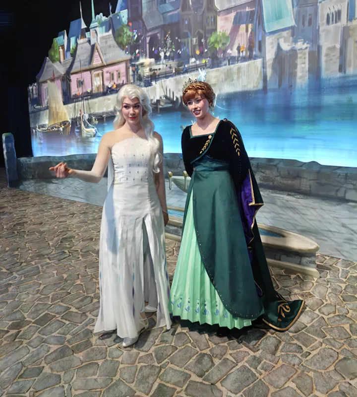 World of Frozen area at Disney Adventure World