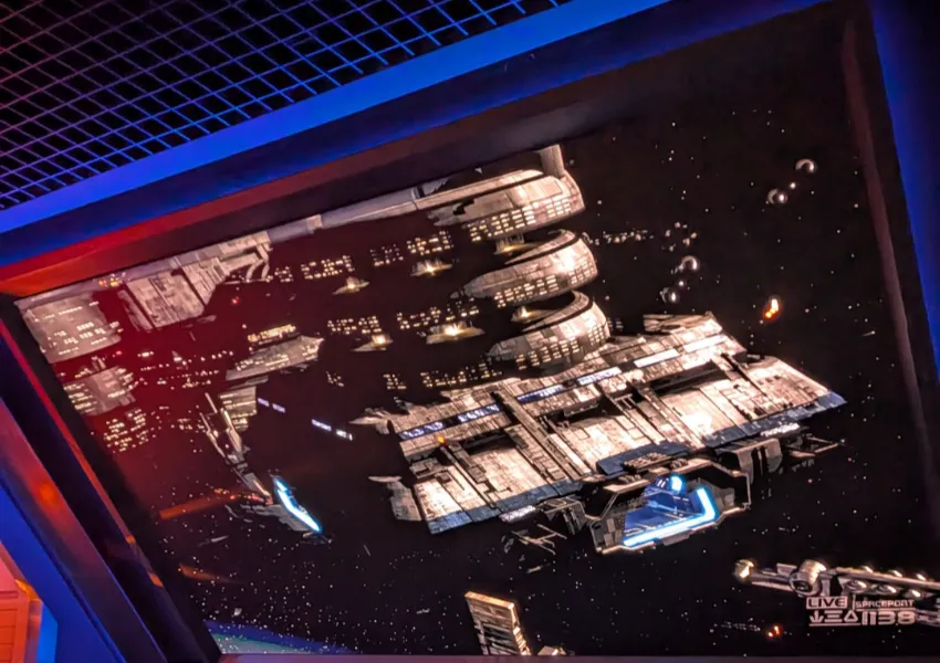 The Rebel Spy moment on Star Tours